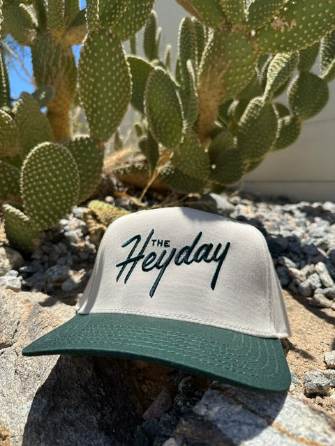 Logo Hat - Green & Cream