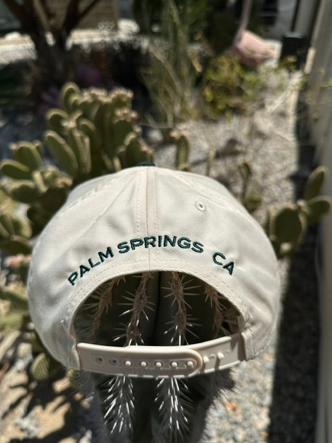 Logo Hat - Green & Cream